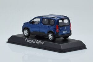 Peugeot Rifter Blue Norev 1:43 479061 Diecast - image 3 of 4