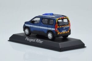 Peugeot Rifter Gendarmerie Otremer Blue Norev 1:43 479064 Diecast - image 3 of 4