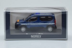 Peugeot Rifter Gendarmerie Otremer Blue Norev 1:43 479064 Diecast - image 4 of 4