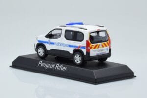 Peugeot Rifter Police Municipale White Norev 1:43 479067 Diecast - image 3 of 4