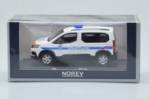 Peugeot Rifter Police Municipale White Norev 1:43 479067 Diecast - image 4 of 4
