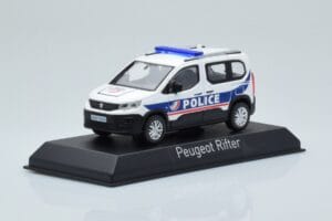 Peugeot Rifter Police Nationale White Norev 1:43 479065 Diecast - image 2 of 4