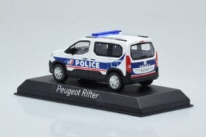 Peugeot Rifter Police Nationale White Norev 1:43 479065 Diecast - image 3 of 4
