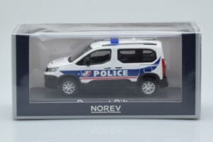 Peugeot Rifter Police Nationale White Norev 1:43 479065 Diecast - image 4 of 4