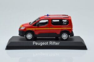 Peugeot Rifter Pompiers Red Norev 1:43 479069 Diecast