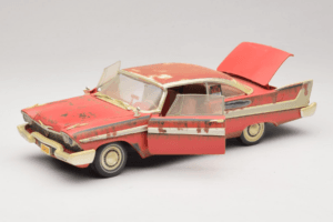 Plymouth Fury Red Christine Dirty Version Auto World 1:18 AWSS119/06 Diecast - image 2 of 8