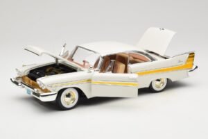 Plymouth Fury White Anson 1:18 30398 Diecast - image 2 of 8