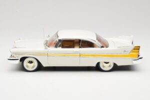 Plymouth Fury White Anson 1:18 30398 Diecast - image 4 of 8