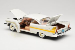 Plymouth Fury White Anson 1:18 30398 Diecast - image 5 of 8