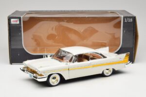 Plymouth Fury White Anson 1:18 30398 Diecast - image 8 of 8
