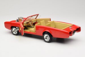 Pontiac GTO Monkeemobile Red ERTL 1:18 33150 Diecast - image 5 of 8