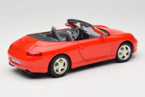 Porsche 911 996 Cabriolet Red Mira 1:18 06930 Diecast - image 3 of 8