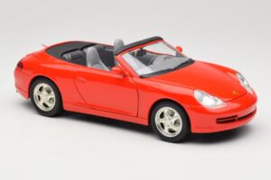 Porsche 911 996 Cabriolet Red Mira 1:18 06930 Diecast - image 6 of 8