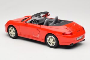 Porsche 911 996 Cabriolet Red Mira 1:18 06930 Diecast - image 7 of 8
