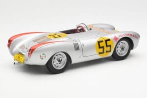 Porsche 550-1500 RS Spyder #55 H. Herrmann Carrera Panamericana 1954 AUTOart 1:18 85470 Diecast - image 3 of 8