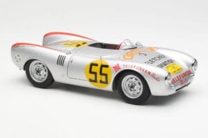 Porsche 550-1500 RS Spyder #55 H. Herrmann Carrera Panamericana 1954 AUTOart 1:18 85470 Diecast - image 6 of 8