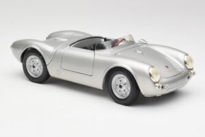 Porsche 550 A Spyder Silver Maisto 1:18 50314 Diecast - image 6 of 8