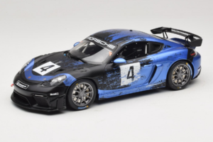 Porsche 718 Cayman GT4 RS Clubsport Black Blue Otto 1:18 OT469 Resin