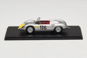 Porsche 718 RS 61 #136 S. Moss / G. Hill Porsche KG Targa Florio 1961 Spark 1:43 S4149 Resin