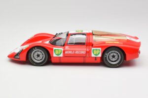 Porsche 906E BP World Record Runs Monza 1967 Minichamps 1:18 100676100 Diecast - image 4 of 8