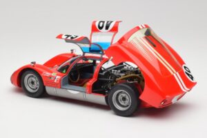 Porsche 906K #49 R. Vogele / J. Siffert 12 Hours of Sebring 1966 Minichamps 1:18 100666149 Diecast - image 5 of 8