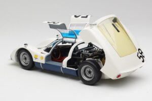 Porsche 906K #58 G. Klass / R. Stommelen 24 Hours of Le Mans 1966 Minichamps 1:18 100666158 Diecast - image 5 of 8