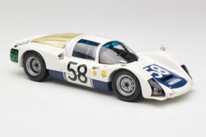 Porsche 906K #58 G. Klass / R. Stommelen 24 Hours of Le Mans 1966 Minichamps 1:18 100666158 Diecast - image 6 of 8
