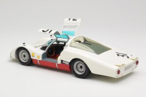 Porsche 906 LH #31 H. Herrmann / H. Linge Porsche System Engineering 24 Hours of Le Mans 1966 Minichamps 1:18 100666131 Dieca - image 5 of 8