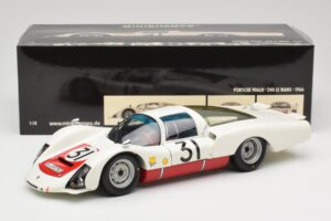 Porsche 906 LH #31 H. Herrmann / H. Linge Porsche System Engineering 24 Hours of Le Mans 1966 Minichamps 1:18 100666131 Dieca - image 8 of 8