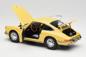 Porsche 911 901 Champagne Yellow Kyosho 1:18 08969Y Diecast - image 5 of 8