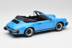 Porsche 911 930 Carrera Cabriolet Blue Minichamps 1:18 100063032 Diecast - image 3 of 8