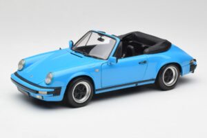 Porsche 911 930 Carrera Cabriolet Blue Minichamps 1:18 100063032 Diecast