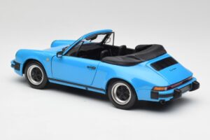 Porsche 911 930 Carrera Cabriolet Blue Minichamps 1:18 100063032 Diecast - image 7 of 8