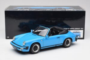 Porsche 911 930 Carrera Cabriolet Blue Minichamps 1:18 100063032 Diecast - image 8 of 8