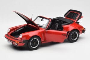 Porsche 911 930 Turbo Cabriolet Red Norev 1:18 187664 Diecast - image 2 of 8