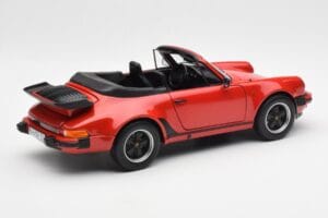Porsche 911 930 Turbo Cabriolet Red Norev 1:18 187664 Diecast - image 3 of 8