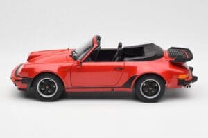 Porsche 911 930 Turbo Cabriolet Red Norev 1:18 187664 Diecast - image 4 of 8