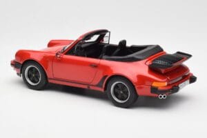 Porsche 911 930 Turbo Cabriolet Red Norev 1:18 187664 Diecast - image 7 of 8