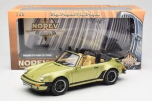 Porsche 911 930 Turbo Targa Green Metallic Norev 1:18 187526 Diecast - image 10 of 10