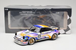 Porsche 911 934 Schiller Racing Team #69 R. Haldi / H. Vetsch 24 Hours of Le Mans 1976 Minichamps 1:18 155766469 Diecast - image 6 of 6