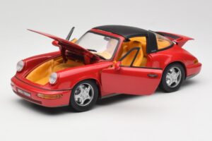 Porsche 911 964 Carrera 2 Targa Red Anson 1:18 30305-W Diecast - image 2 of 8