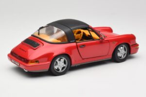 Porsche 911 964 Carrera 2 Targa Red Anson 1:18 30305-W Diecast - image 3 of 8