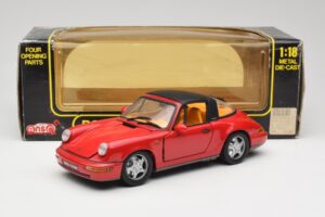 Porsche 911 964 Carrera 2 Targa Red Anson 1:18 30305-W Diecast - image 8 of 8