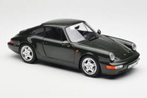 Porsche 911 964 Carrera 4 Green Metallic Norev 1:18 187321 Diecast - image 6 of 8