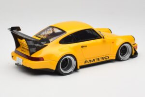 Porsche 911 964 RWB Keema Yellow GT Spirit 1:18 GT492 Resin - image 2 of 6