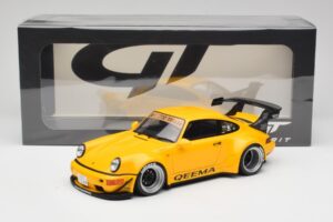Porsche 911 964 RWB Keema Yellow GT Spirit 1:18 GT492 Resin - image 6 of 6