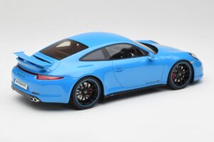 Porsche 911 991 Carrera 4S Aerokit Blue GT Spirit 1:18 GT085 Resin - image 2 of 6
