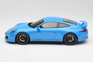 Porsche 911 991 Carrera 4S Aerokit Blue GT Spirit 1:18 GT085 Resin - image 3 of 6