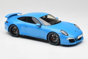 Porsche 911 991 Carrera 4S Aerokit Blue GT Spirit 1:18 GT085 Resin - image 4 of 6