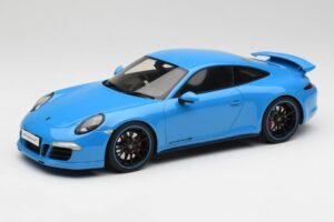 Porsche 911 991 Carrera 4S Aerokit Blue GT Spirit 1:18 GT085 Resin